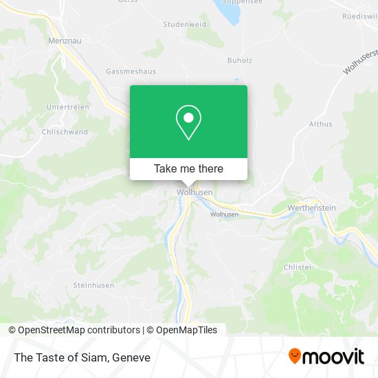 The Taste of Siam map
