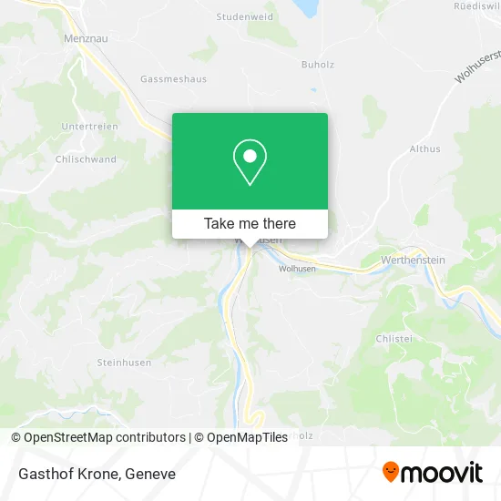 Gasthof Krone map