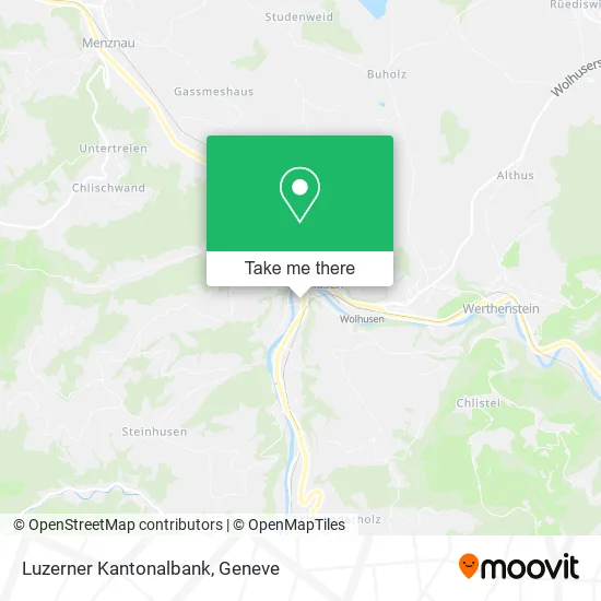 Luzerner Kantonalbank map