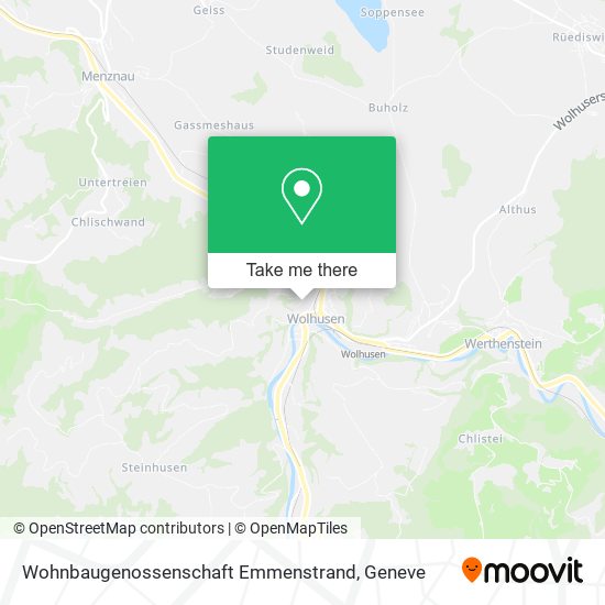 Wohnbaugenossenschaft Emmenstrand map