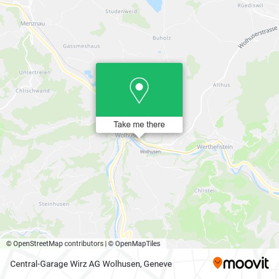 Central-Garage Wirz AG Wolhusen map
