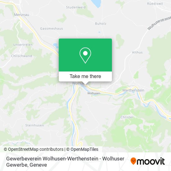 Gewerbeverein Wolhusen-Werthenstein - Wolhuser Gewerbe map