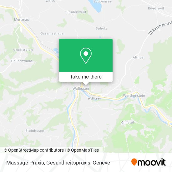 Massage Praxis, Gesundheitspraxis map