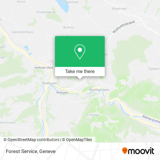 Forest Service map