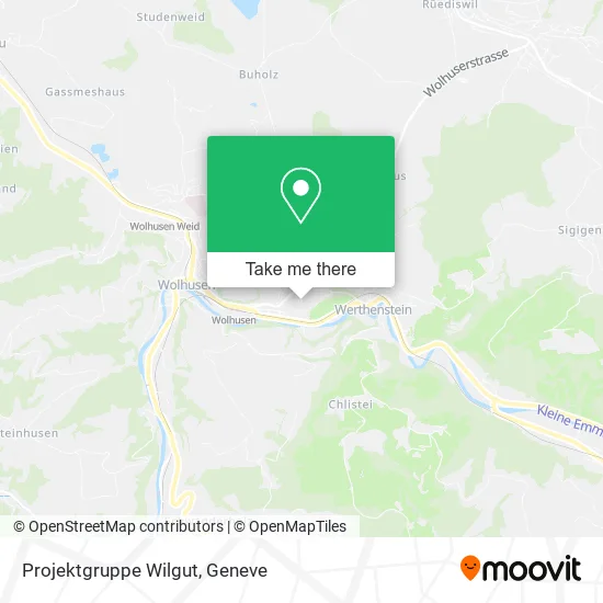 Projektgruppe Wilgut map