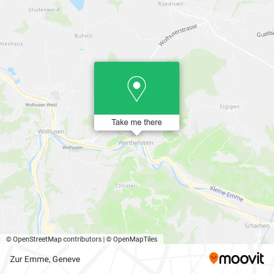 Zur Emme map