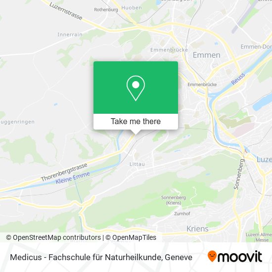 Medicus - Fachschule für Naturheilkunde map
