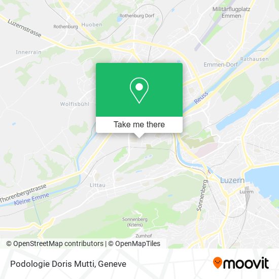 Podologie Doris Mutti map