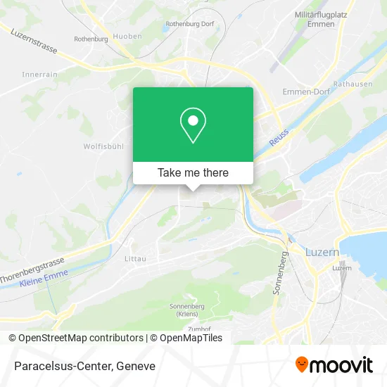 Paracelsus-Center map