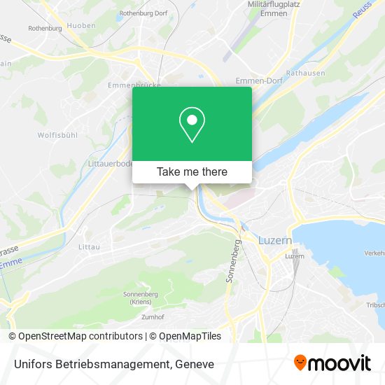 Unifors Betriebsmanagement map