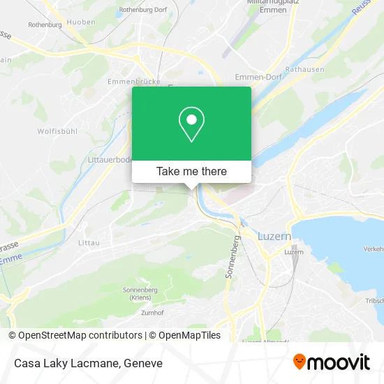 Casa Laky Lacmane map