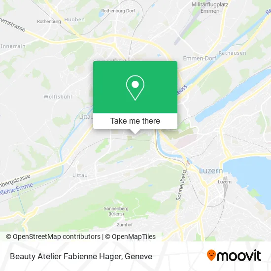 Beauty Atelier Fabienne Hager map