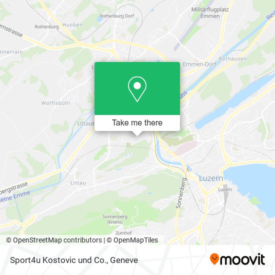 Sport4u Kostovic und Co. map