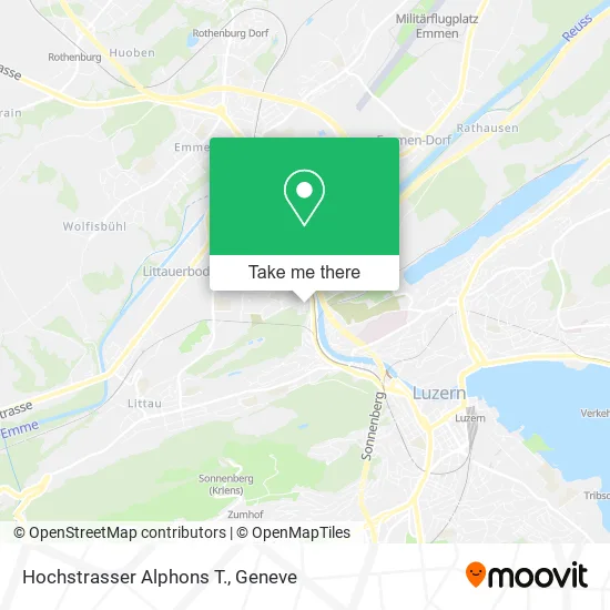 Hochstrasser Alphons T. plan