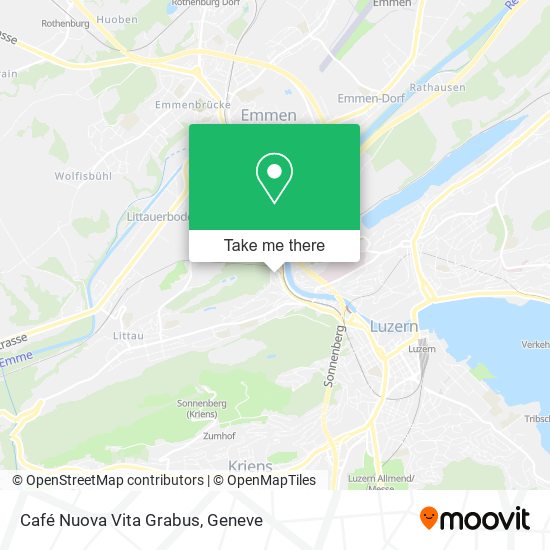 Café Nuova Vita Grabus map