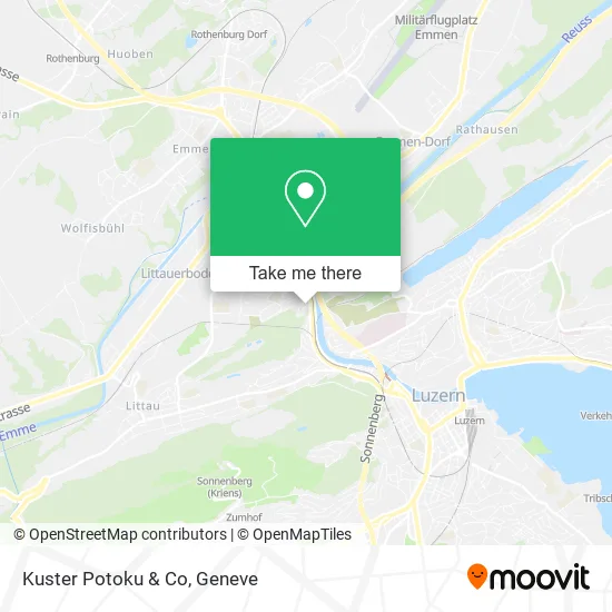 Kuster Potoku & Co map