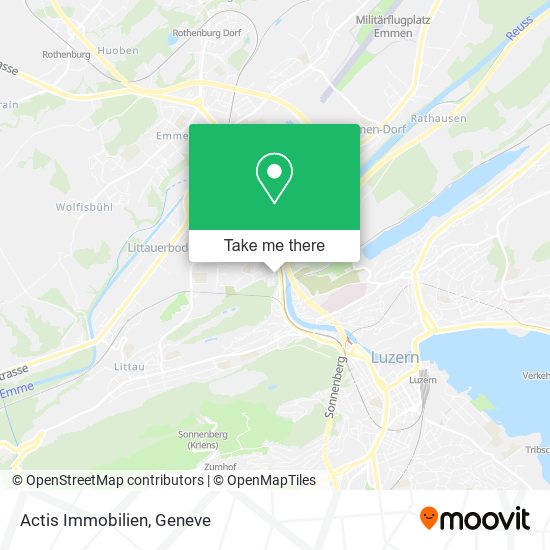 Actis Immobilien map