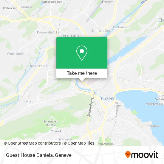 Guest House Daniela map