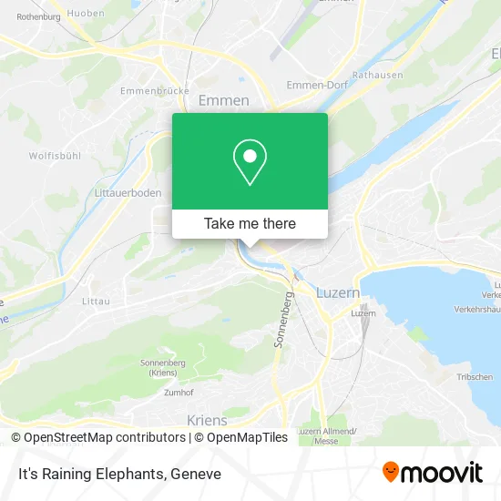 It's Raining Elephants map