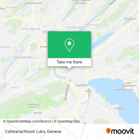 Cafeteria/Kiosk Luks map