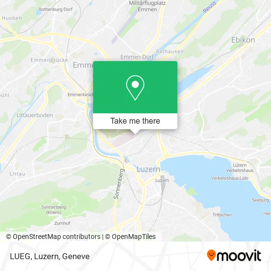 LUEG, Luzern map