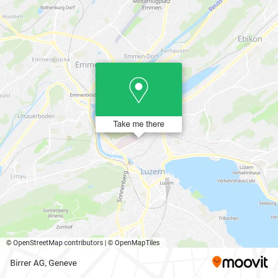 Birrer AG map