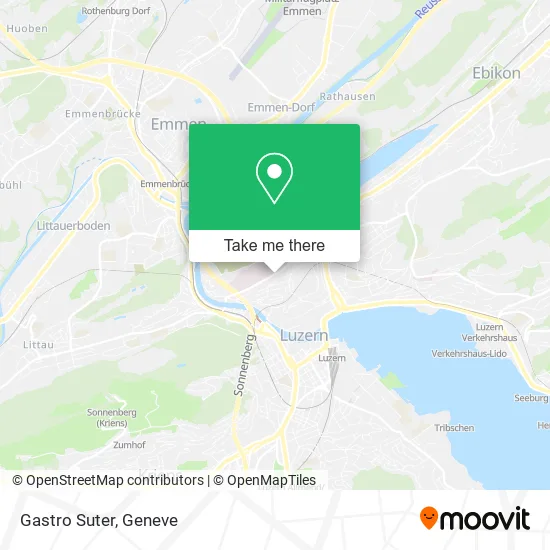 Gastro Suter map