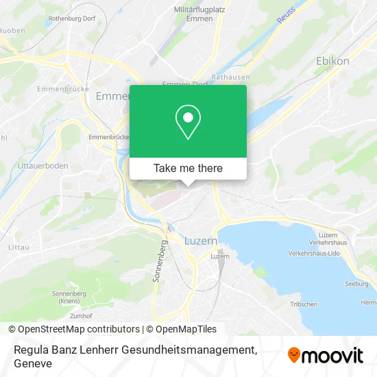 Regula Banz Lenherr Gesundheitsmanagement map