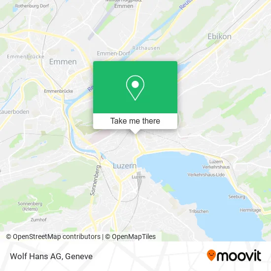 Wolf Hans AG map