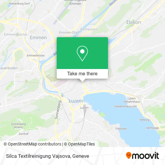 Silca Textilreinigung Vajsova map
