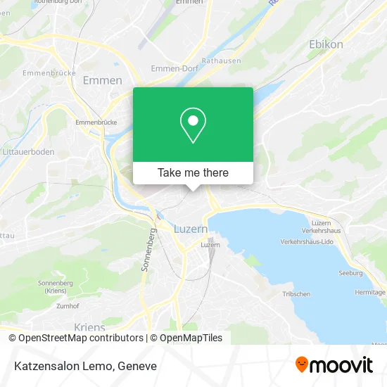 Katzensalon Lemo map