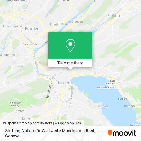 Stiftung Nakao für Weltweite Mundgesundheit map