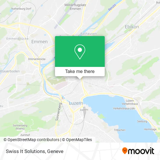 Swiss It Solutions map