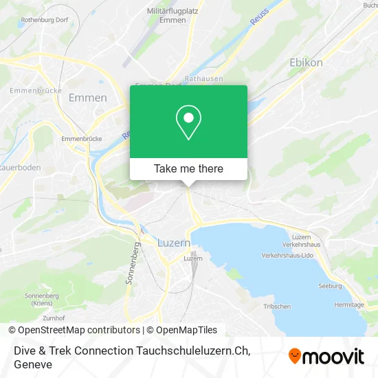 Dive & Trek Connection Tauchschuleluzern.Ch map