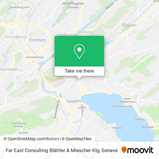 Far East Consulting Blättler & Miescher Klg map
