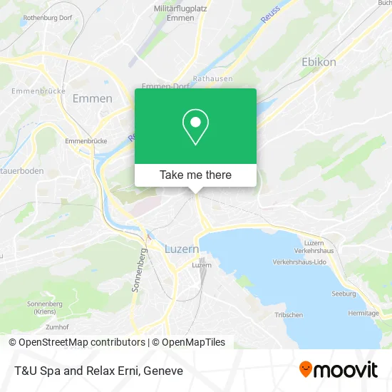 T&U Spa and Relax Erni map