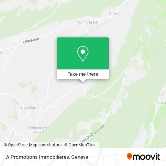 A Promotions Immobilieres map