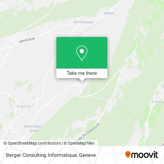 Berger Consulting Informatique map