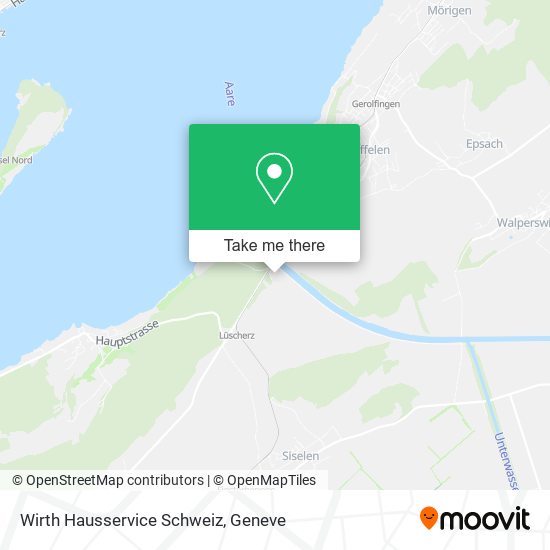 Wirth Hausservice Schweiz map