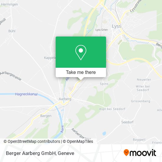 Berger Aarberg GmbH map