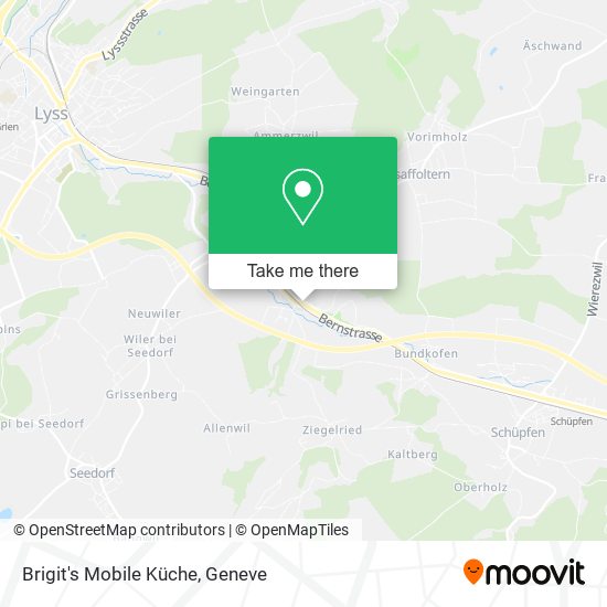 Brigit's Mobile Küche map