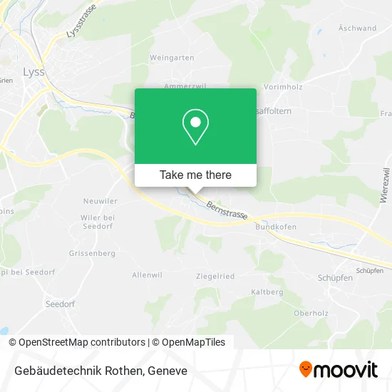 Gebäudetechnik Rothen map