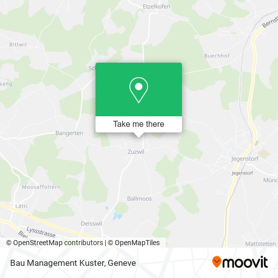 Bau Management Kuster map