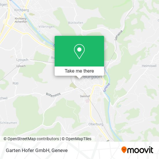 Garten Hofer GmbH map