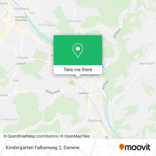 Kindergarten Falkenweg 2 map