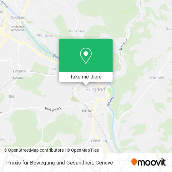 Praxis für Bewegung und Gesundheit map
