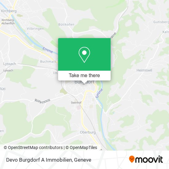 Devo Burgdorf A Immobilien map