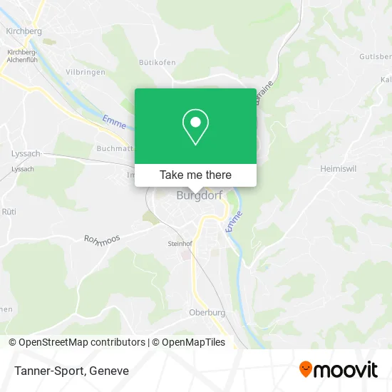 Tanner-Sport map