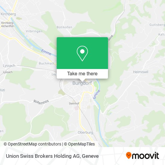 Union Swiss Brokers Holding AG map