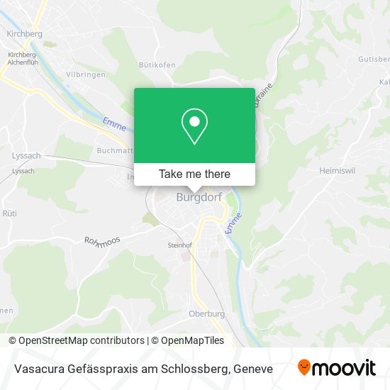 Vasacura Gefässpraxis am Schlossberg plan